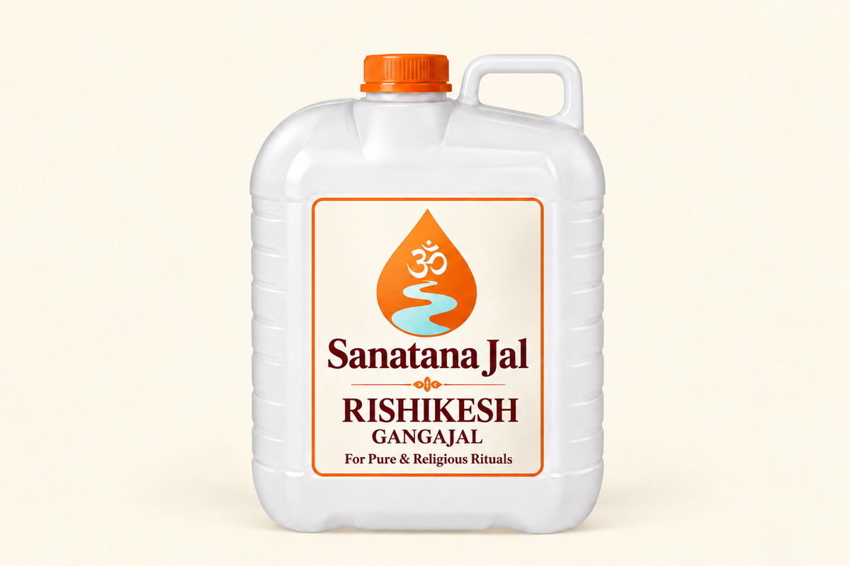 Sanatana Jal Rishikesh Gangajal 5 litre can