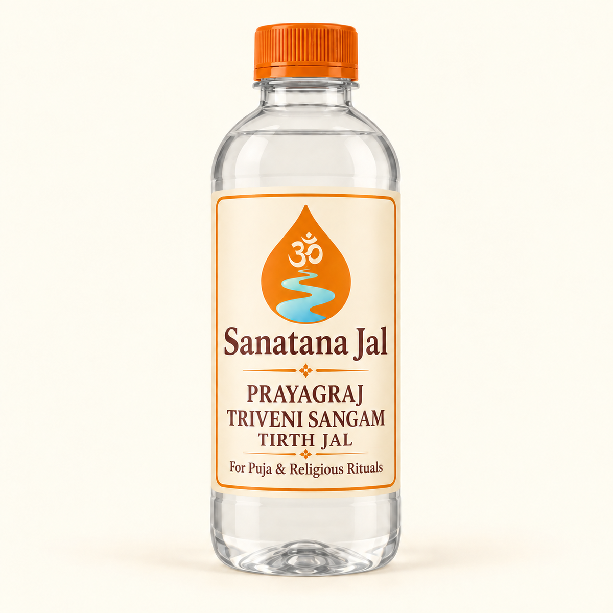 Sanatana Jal Prayagraj Triveni Sangam Tirth Jal bottle